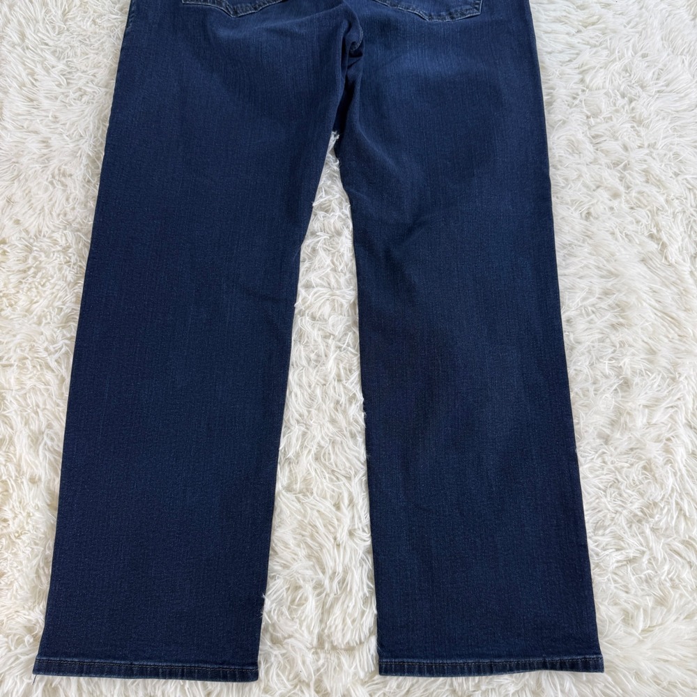 Mavi Zach Straight Leg Mens Jeans Dark Wash Blue Denim 36x30 Casual Streetwear - Picture 12 of 14